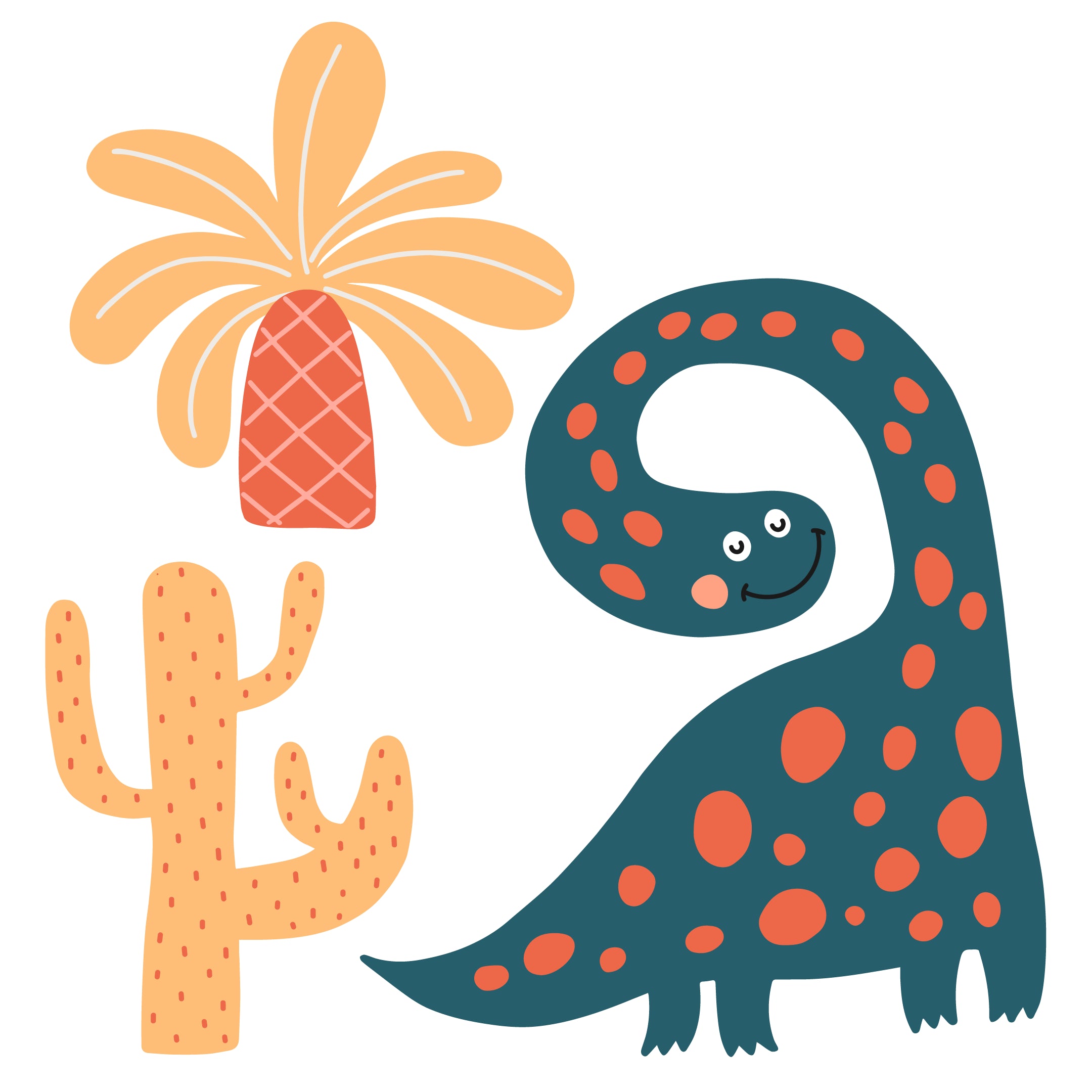 Cute Dinosaurs Set