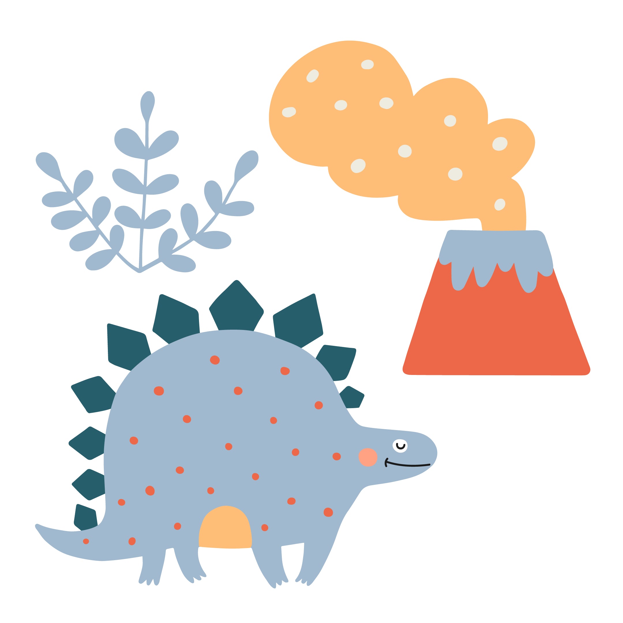 Cute Dinosaurs Set