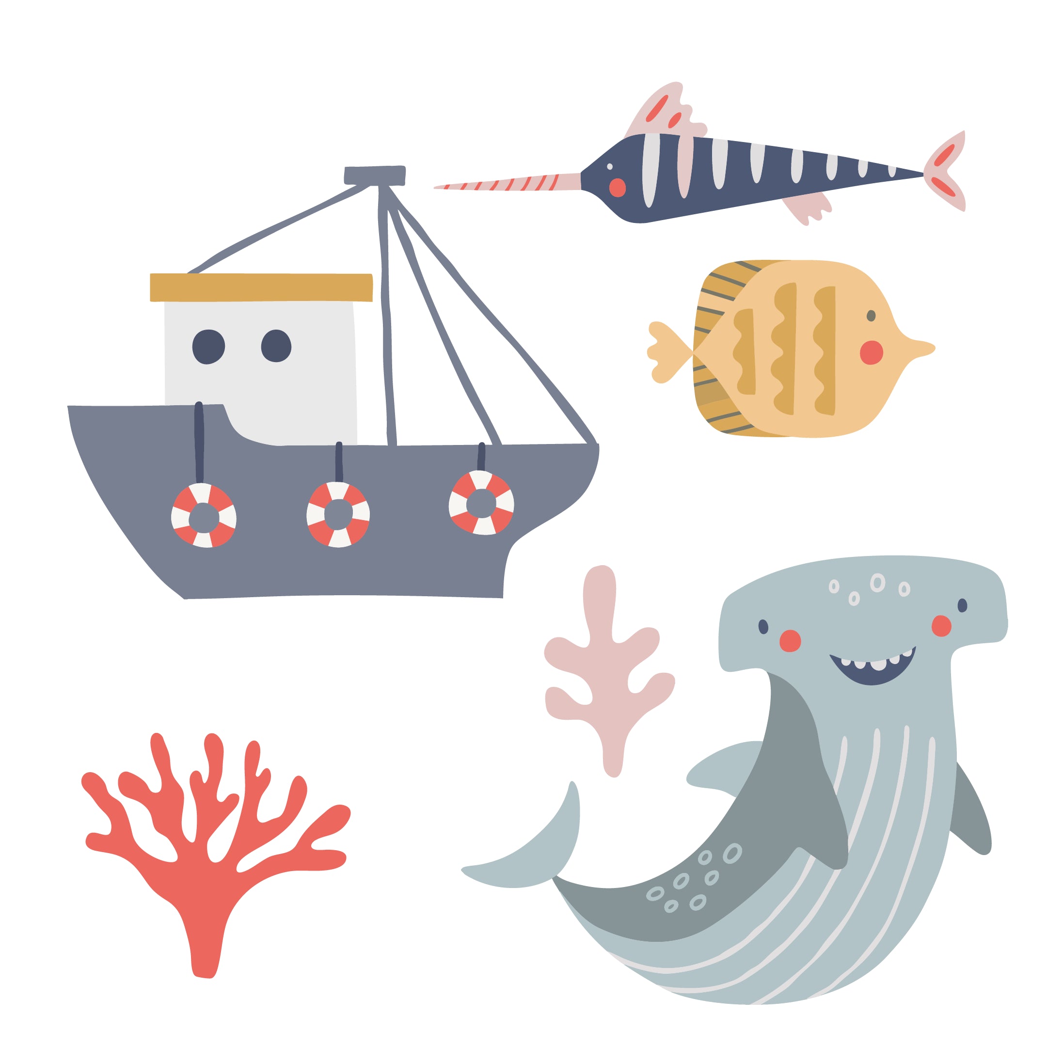 Ocean Adventure Nautical Set