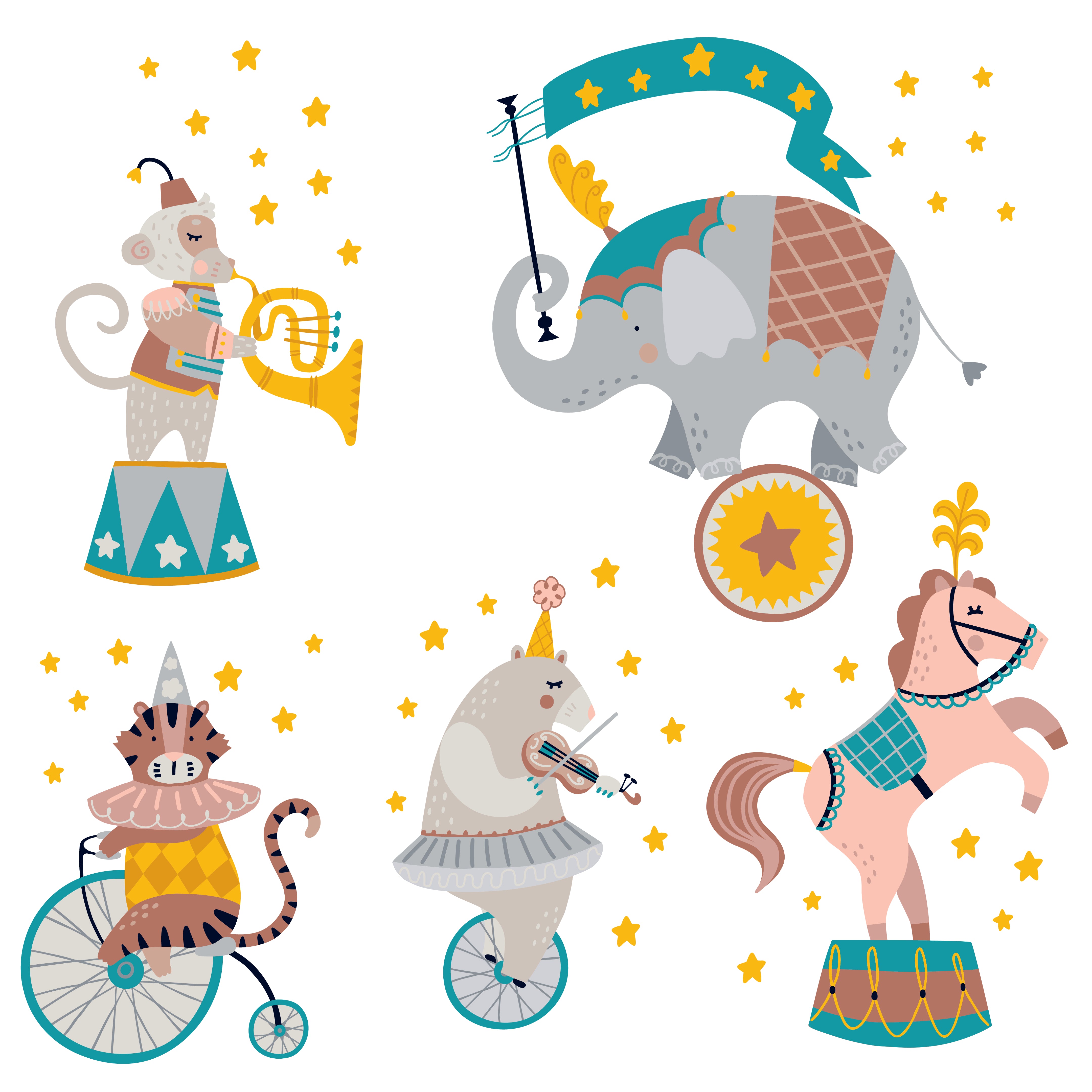 Circus Animals Set