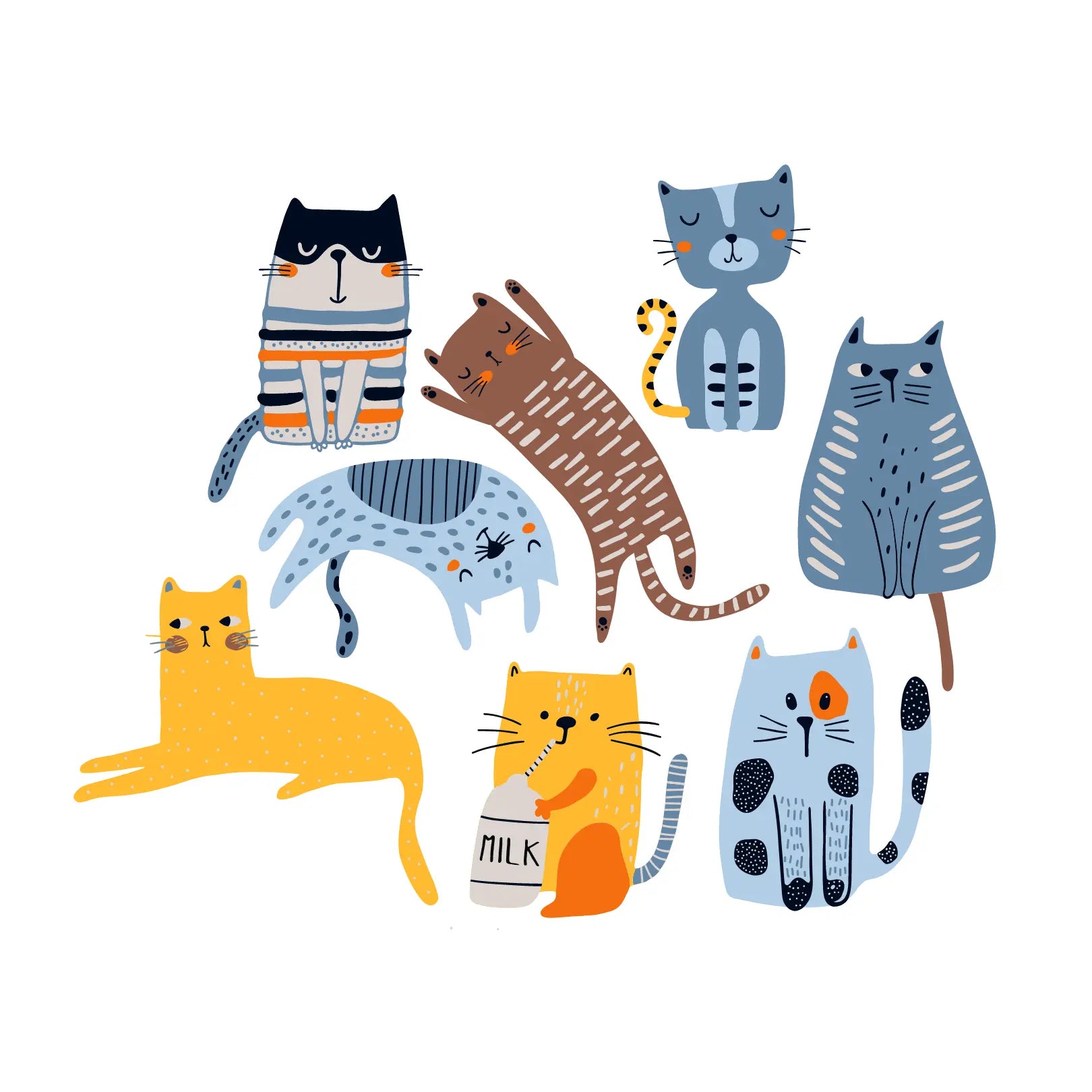 Crazy Cats Set