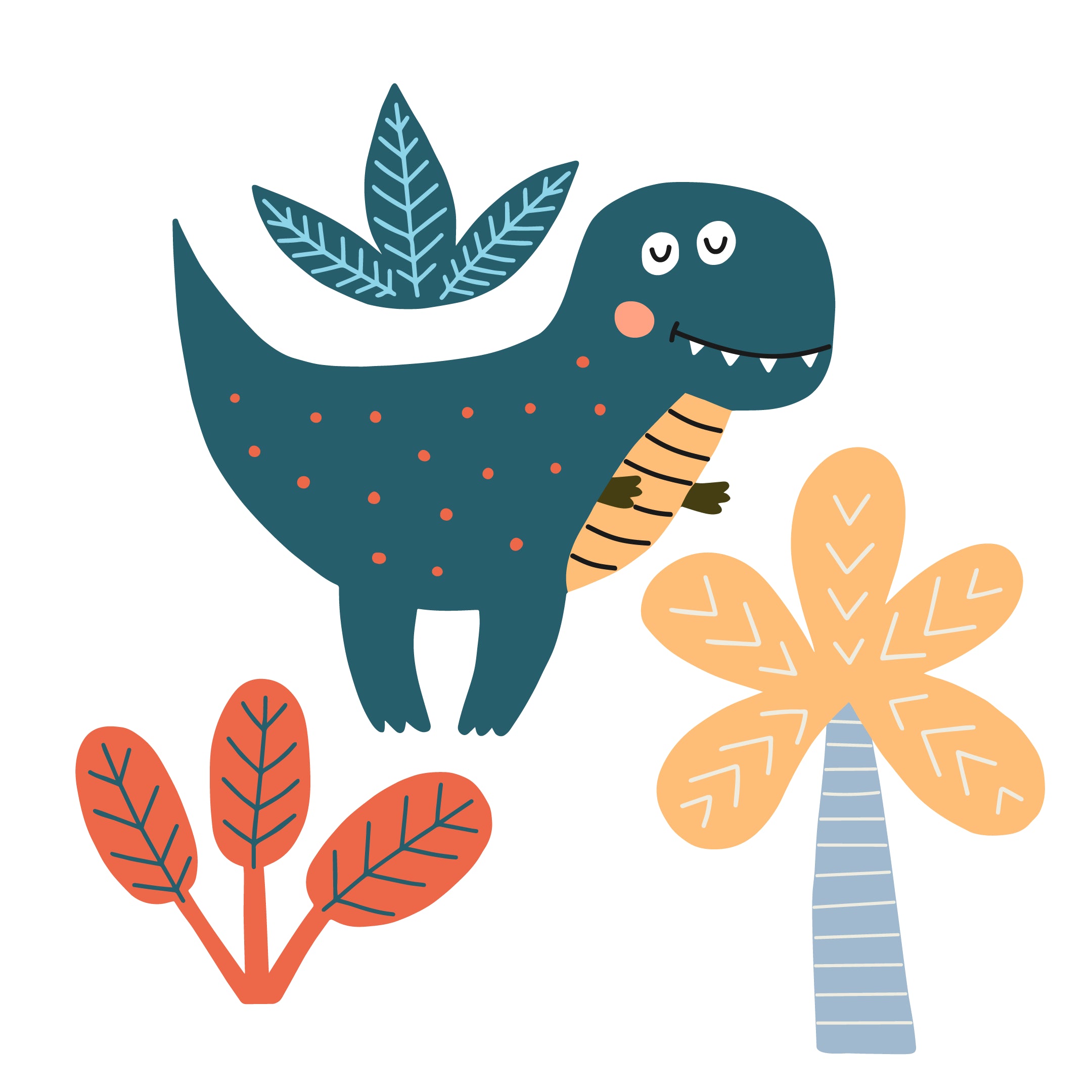 Cute Dinosaurs Set