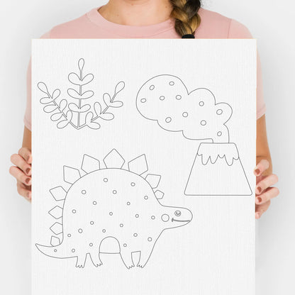 Cute Stegosaurus Blue