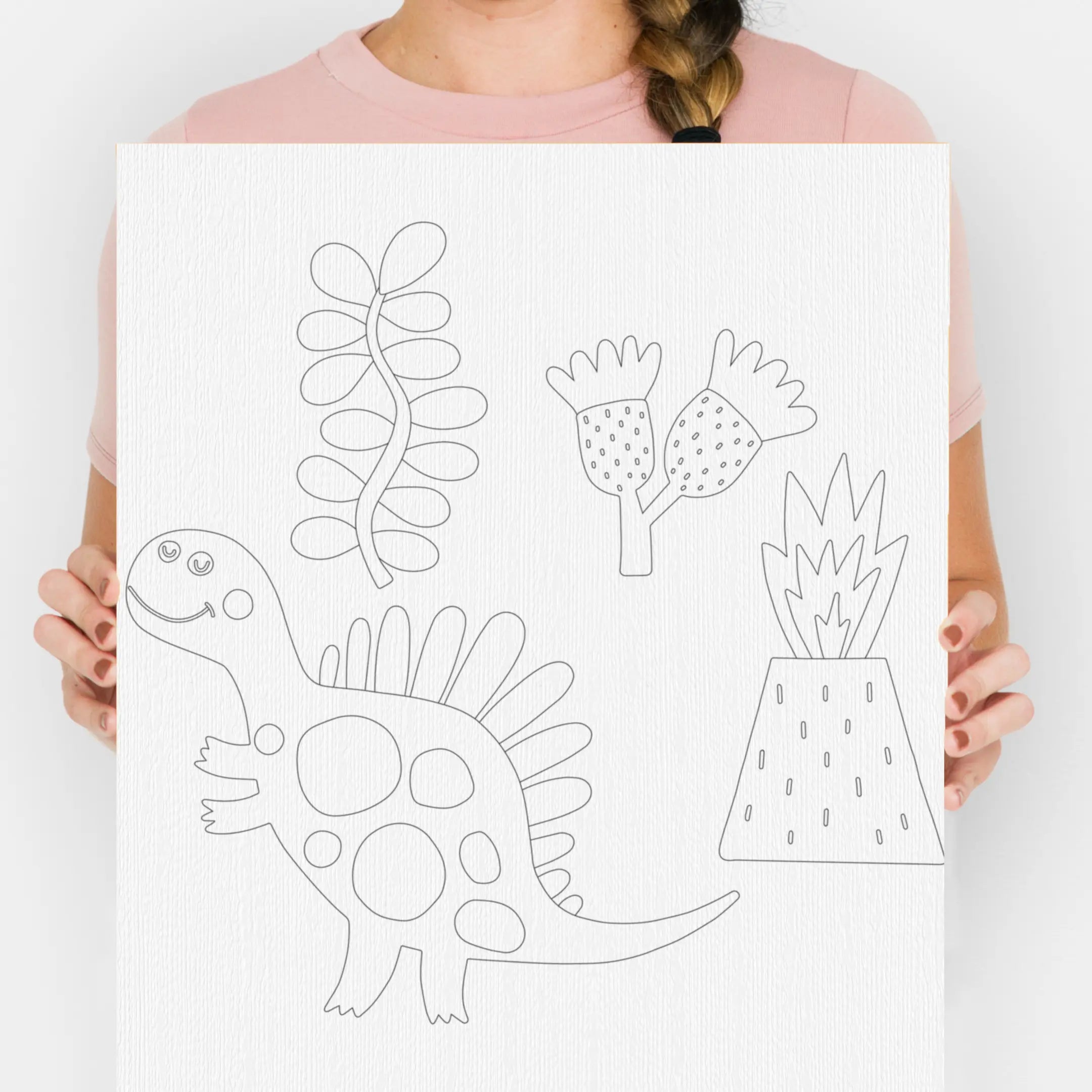 Cute Stegosaurus Green