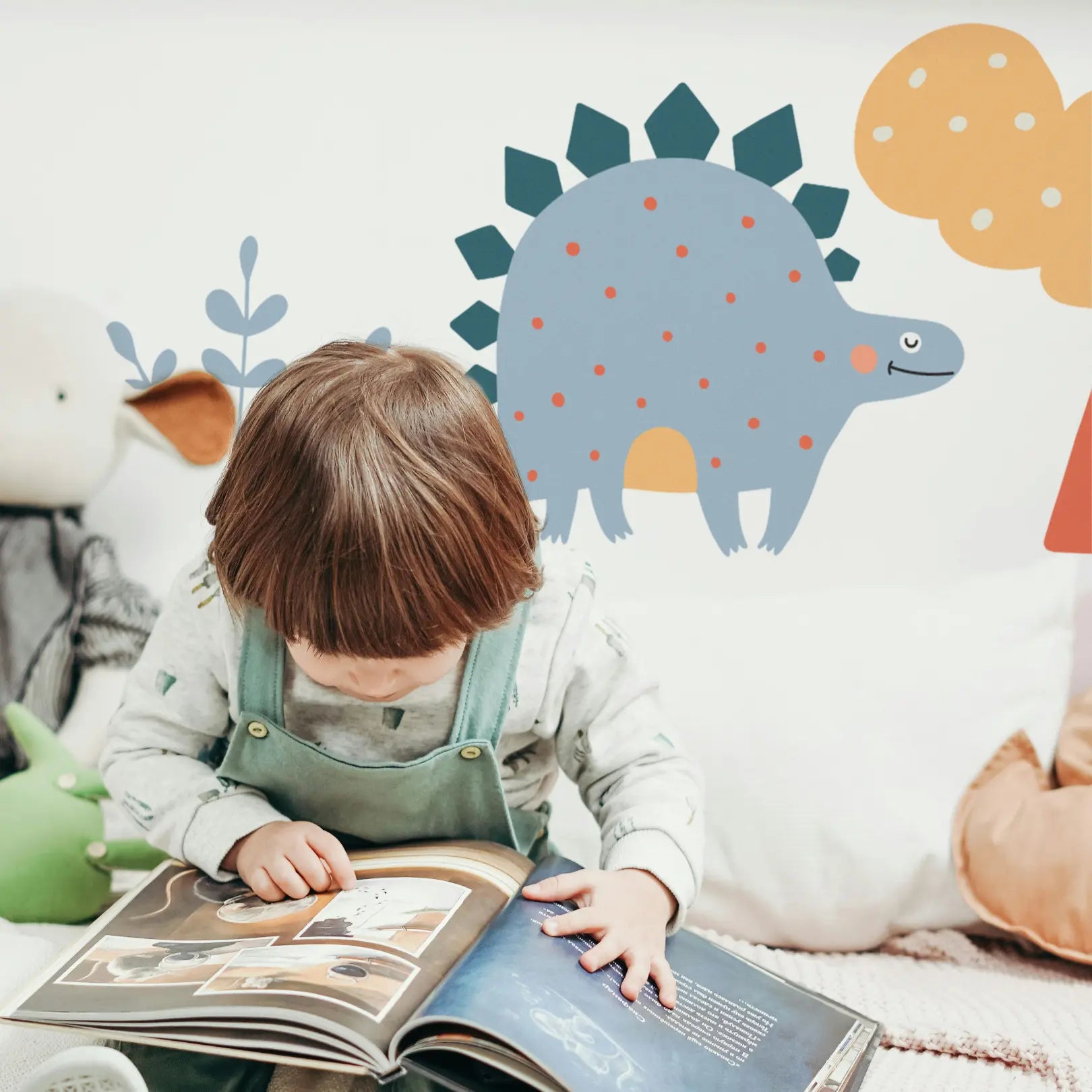 Cute Stegosaurus Blue