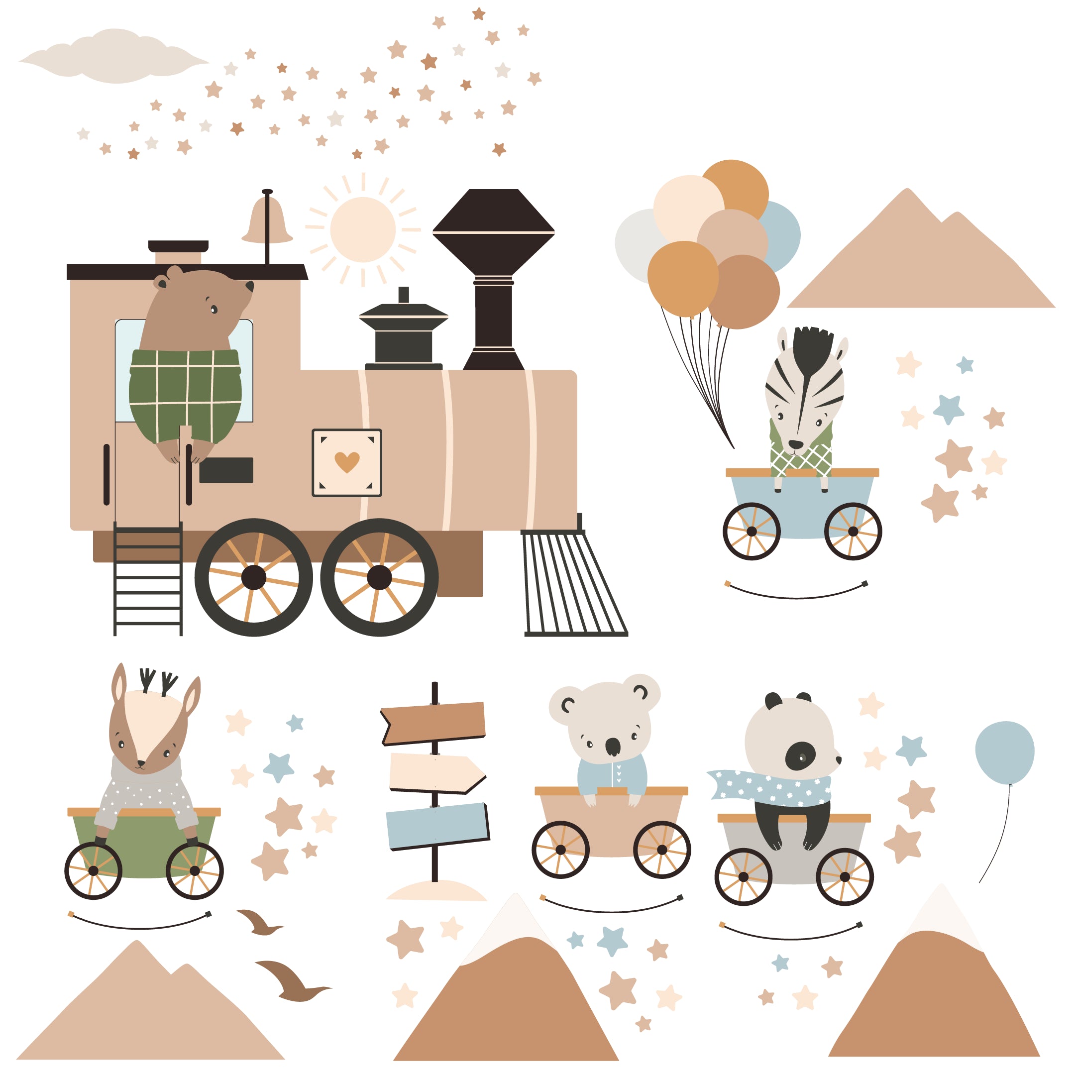 Little Travelers Train Adventures Set