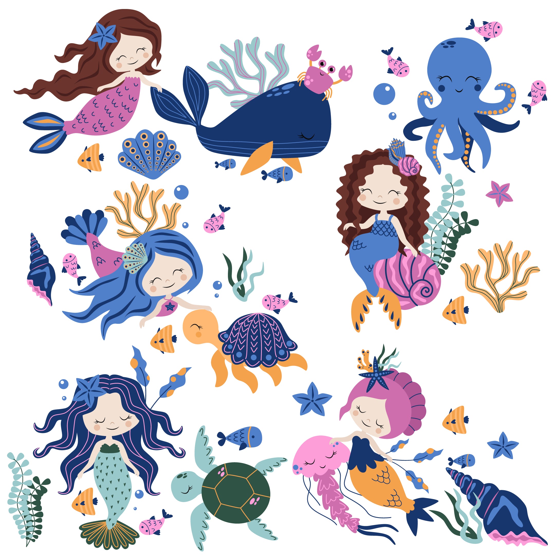 Mermaids Set